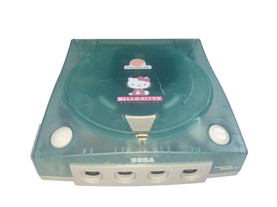 Sega Dreamcast Console Hello Kitty Skeleton Blue AC100V | eBay