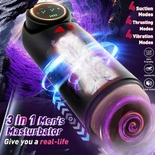 Automatic Male Masturbator Sucking Thrusting Vibrating Stroker Sex Toys for Men