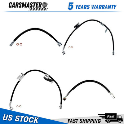 Sunsong Front & Rear Left & Right Brake Hydraulic Hose Kit for Savana 3500 Auto