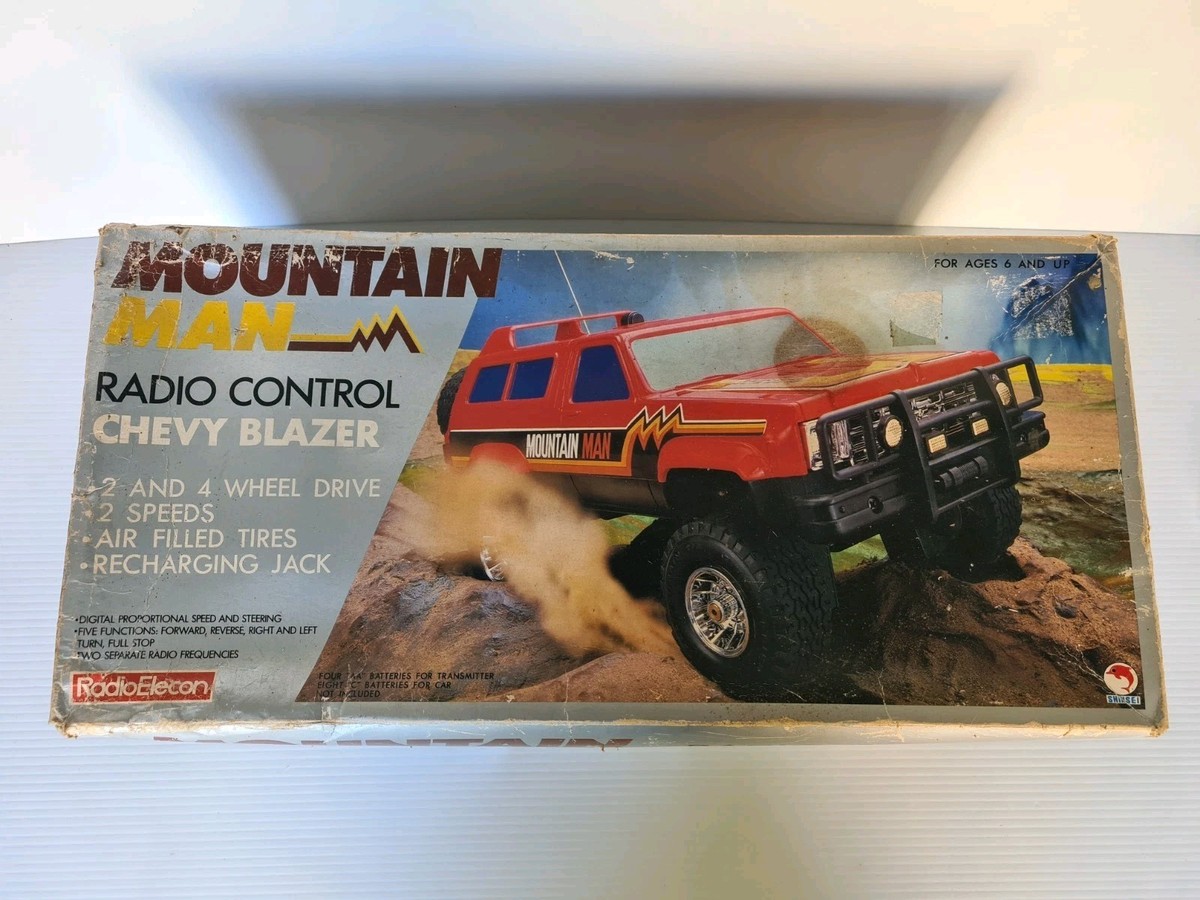 Vintage Mountain Man Chevy Blazer 4WD RC Car Boxed *Read