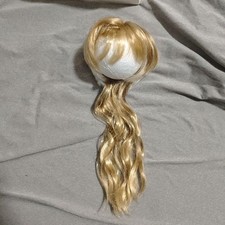 Doll Wig 9-10 Inches Blonde 7348f3