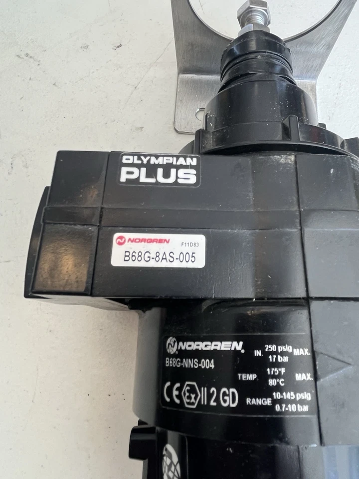 Norgren B68G-8AS-005, Filter Reg 1” NPT, Manual Drain, Mount Bracket. - Image 2 of 4