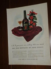 Magazine Ad* - 1941 - Four Roses Whiskey - World War II - (#1)