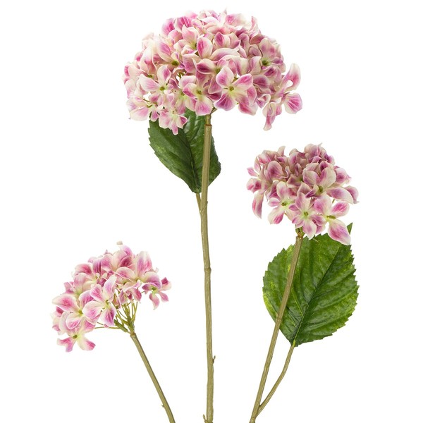 Kunstblume Hortensie FüR Elegante Dekoration In TäUschend Echter Optik, 2 StüCk-image