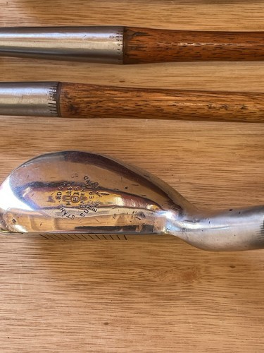 Hickory Golfschläger Spielset Gibson Star rostfreie Eisen Brassie & Spoon & Putter - Bild 15 von 19