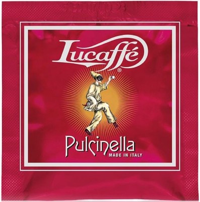 Lucaffe' Pulcinella ESE Espresso Paper Pods 40 Count in bulk Packaging (pack of