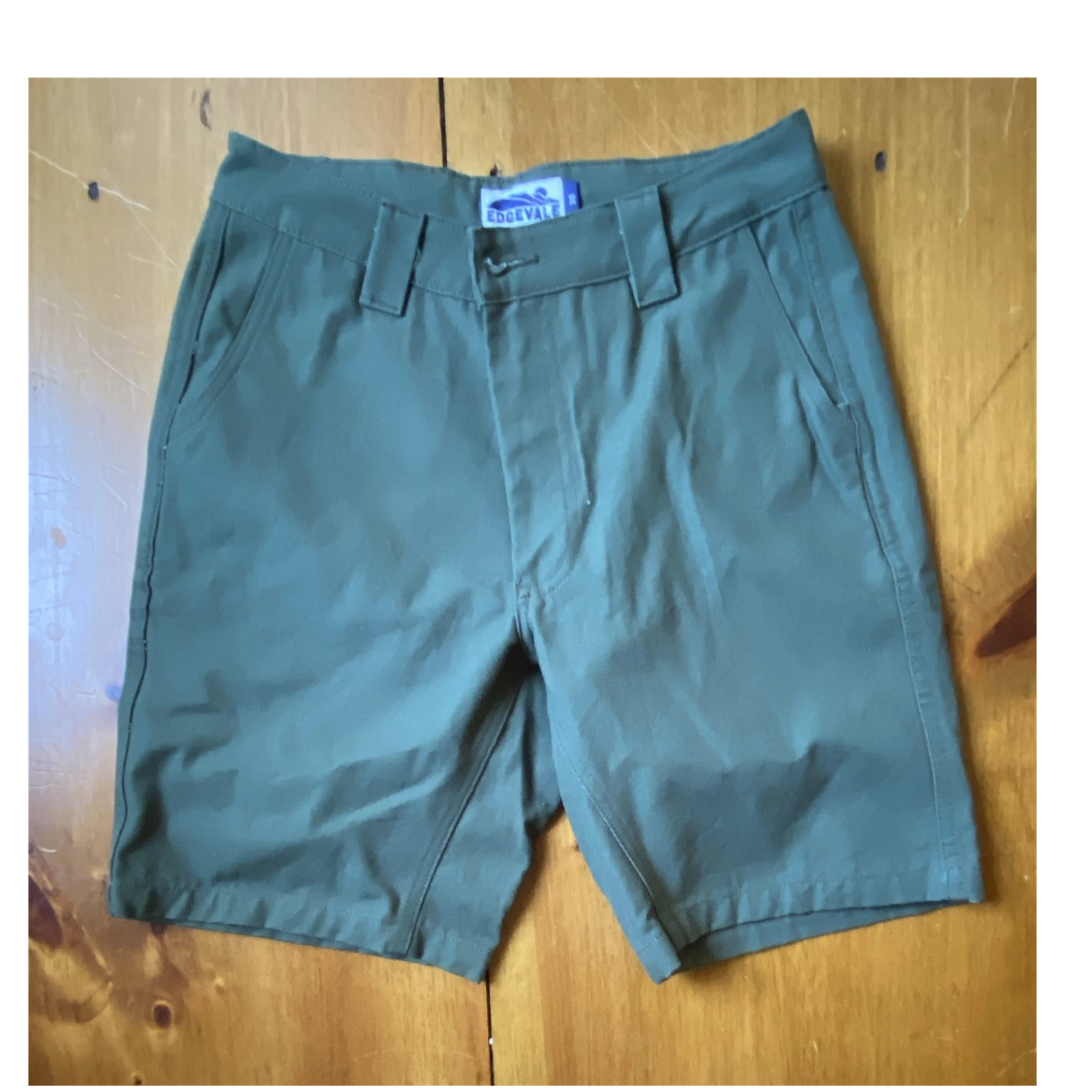 Edgevale Men's Green Canvas Shorts Size 30 Made in California