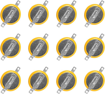 12 Pack CR1616 Battery, CR1616 3V Button Cell Lithium Battery with Solder Tabs f