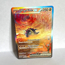 Pokémon TCG Great Tusk ex SV01 Scarlet & Violet 246/198 Holo SIR 250 HP on eBay