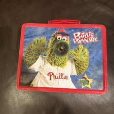 VTG Y2K Philadelphia Phillies Oreos  Metal Mike Lieberthal Phanatic Lunchbox