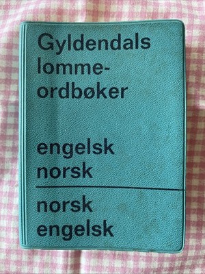 Gyldendals lomme-ordbøker engelsk/norsk, norsk/engelsk (1969, Pocket Paperback)