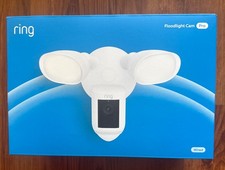 Ring Floodlight Cam Wired Pro - 2K Video Wi-Fi 3D Motion Camera White NEW SEALED