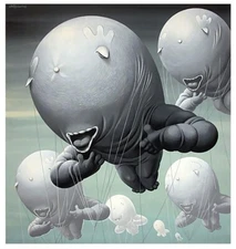 Barrage Balloons Surrealist Illustration Art Print : Boris Artzybasheff : 1930
