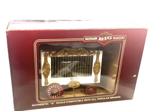 G Bachmann Big Hauler Circus Cage Wagen with Bear 92703 in Original Box - 第 1/3 張圖片