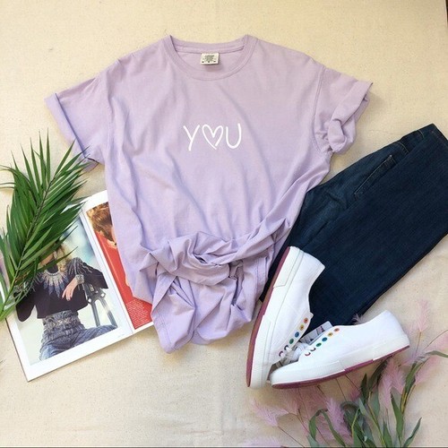 Orchid Unisex Graphic Tee T-shirt Size 