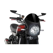 PUIG HALF-FAIRING SCREEN FOR KAWASAKI ZEPHYR 750 1991 > 1999 BLACK 9595N