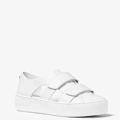 MICHAEL MICHAEL KORS Beckett Leather Sneaker Optic White Size 9