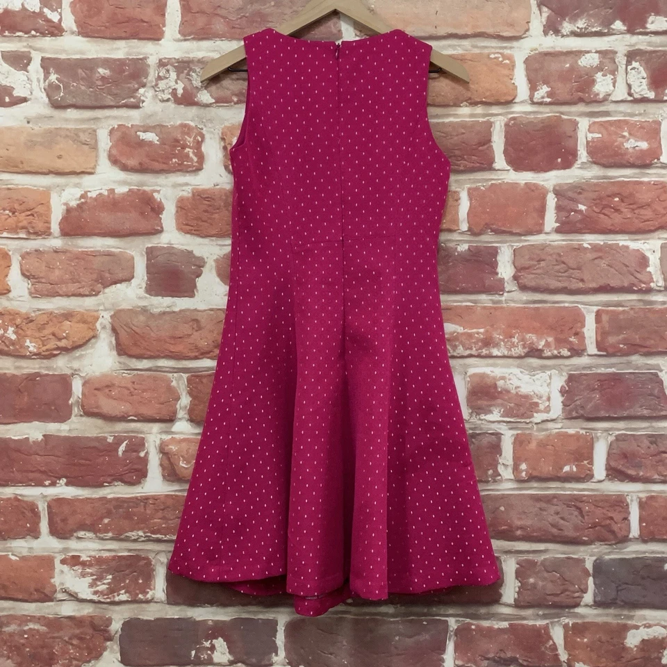 Vestido American Living Ralph Lauren Mujer Talla 6 Rosa Metálico Abstracto Cremallera Foto 2 de 4