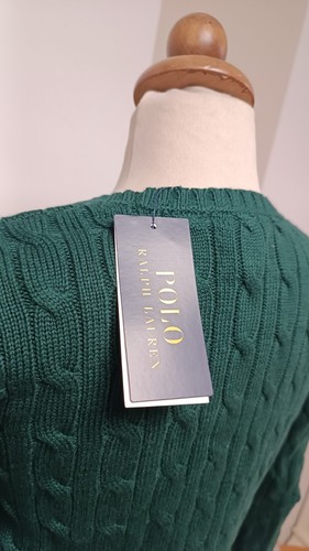 POLO RALPH LAUREN GREEN BRAID JERSEY FOR KIDS - Picture 3 of 5