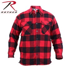 Rothco Extra Heavyweight Buffalo Plaid Sherpa-lined Flannel Shirts 4 color 3739
