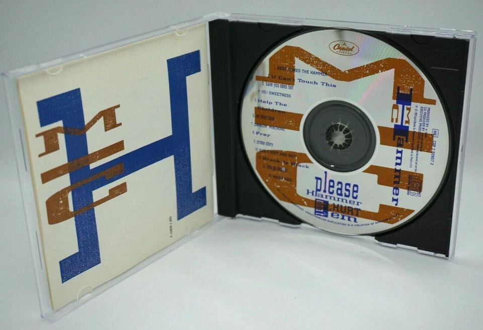 MC Hammer : Please Hammer Don't Hurt 'Em CD Album - U Can't Touch This - HTF - Image 3 of 3