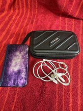 Nintendo 3DS XL Galaxy Ed Handheld System Purple With 9 Games