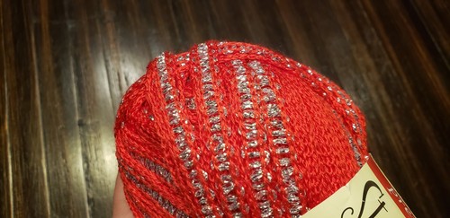 Premier Yarns Starbella Flash 3.5 Oz 33 Yds Ruby 1-Ball Project NEW - Picture 5 of 5