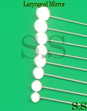 Laryngeal Mirror with Handle 000, 00, 0, 1, 2, 3, 4, 5, 6