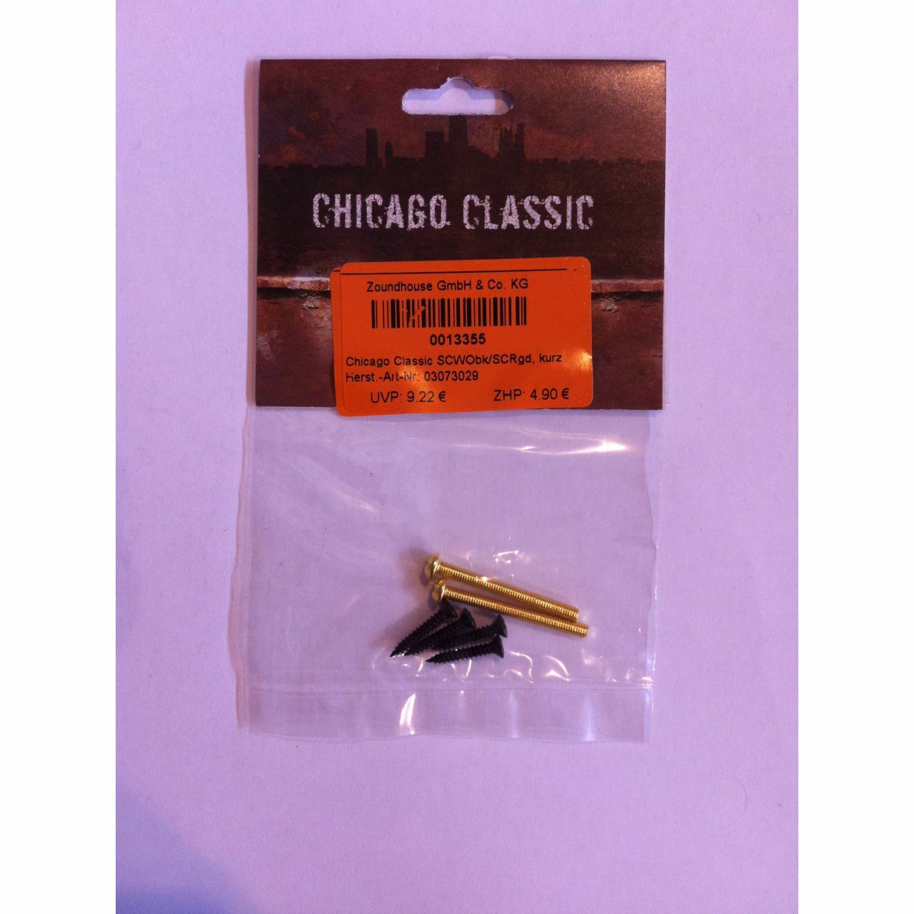 CHICAGO CLASSIC SCWObkSCRgd kurz хамбакер Schraubenset золотой 2190₽