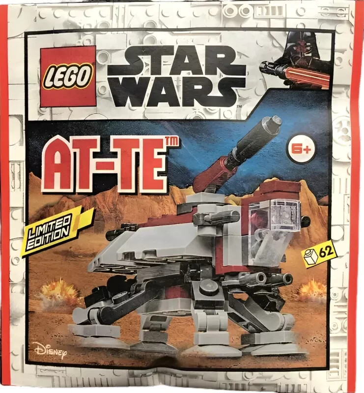 LEGO Star Wars AT-TE Walker Paper Bag Minibuild Set 912308 Clone Wars 62 PCS NEW