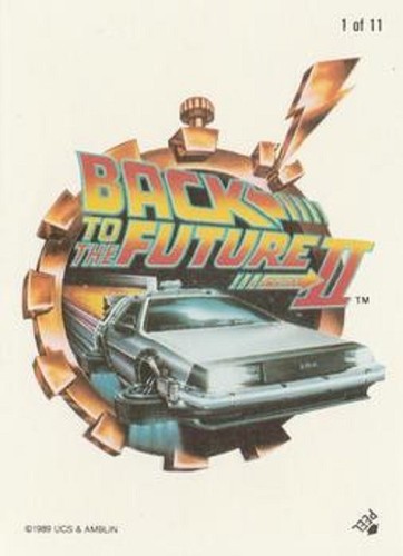 BACK TO THE FUTURE II BASE / BASIC CARDS OR STICKERS CHOOSE BY TOPPS 1989 - Picture 10 of 112