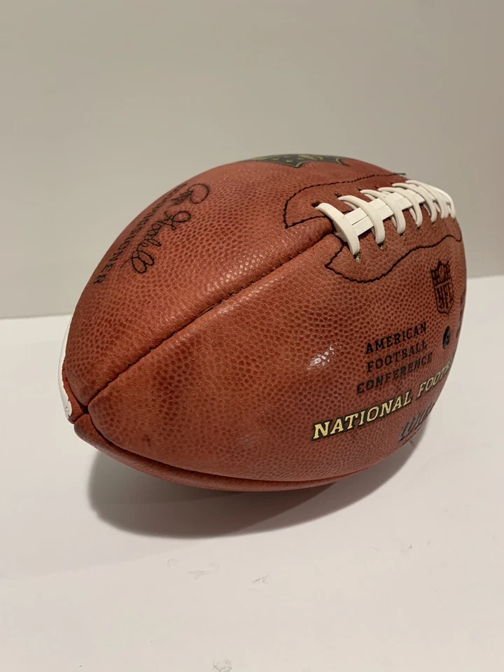 Wilson "The Duke" Juego Oficial NFL Fútbol Roger Goodell Chicago Bears Lite Foto 3 de 4