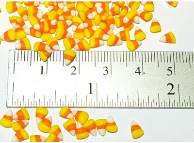 Barbi Dollhouse Miniature Food Mini Candy Corn Halloween Treat Tiny Lot   12pc