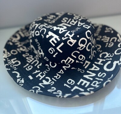 Chanel Rue De Cambon Rare Cotton CC Hat | eBay