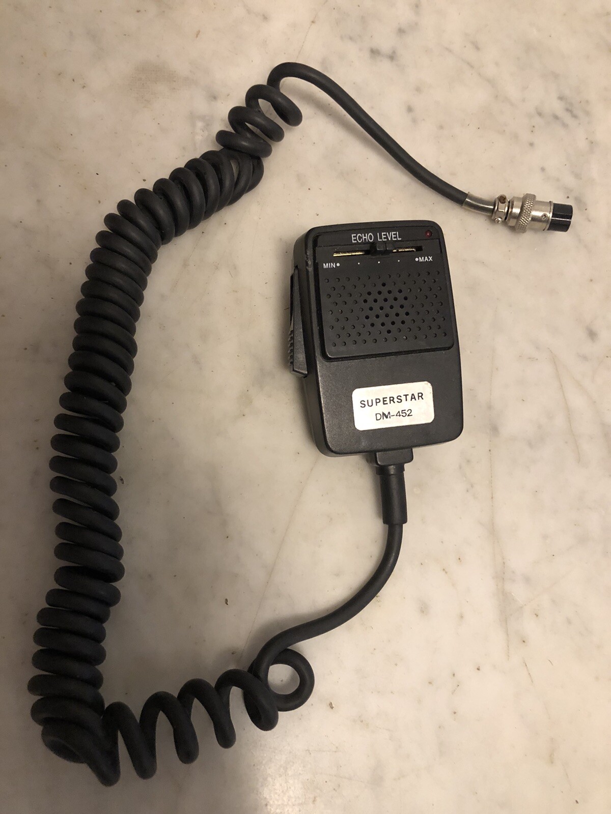 SUPERSTAR DM-452 dynamic power MIC W- REVERB/ECHO  4 pin plug for Cobra/Galaxy