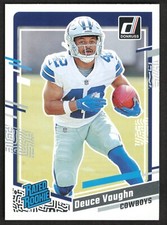 2023 Panini Donruss Deuce Vaughn Rated Rookie #324 Base RC NFL Dallas Cowboys