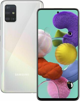 Samsung Galaxy A51 128GB 4G LTE 4GB RAM White Black Blue