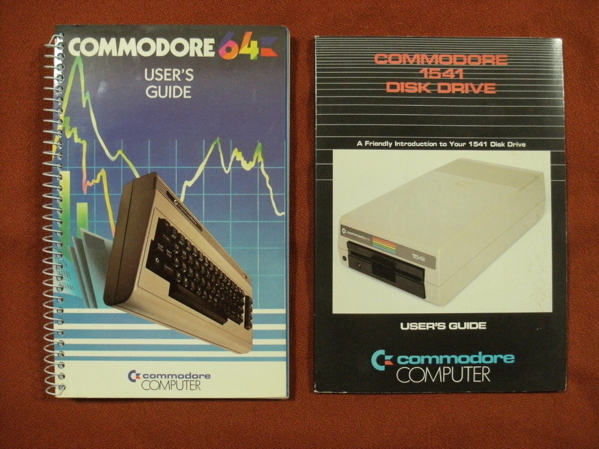 Vintage Commodore 64 User's Guide & 1541 Disk Drive Manuals Great