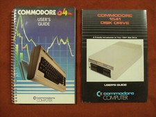 Vintage Commodore 64 User's Guide  1541 Disk Drive Manuals Great Condition 