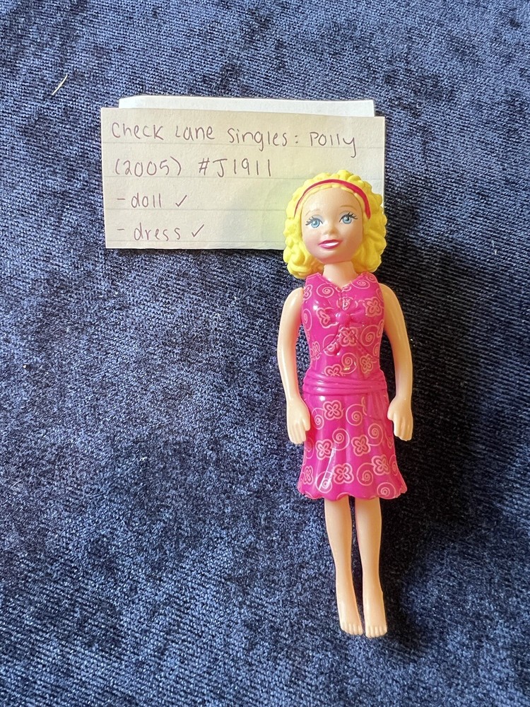 Polly Pocket Artist with Outfit Check Lane Singles 2005 Mattel #J1911