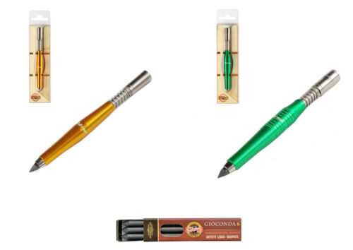 Fallminenstift Druckbleistift Bleistift Spitzer Metall & Minen Ersatzminen 5,6mm - Bild 1 von 2