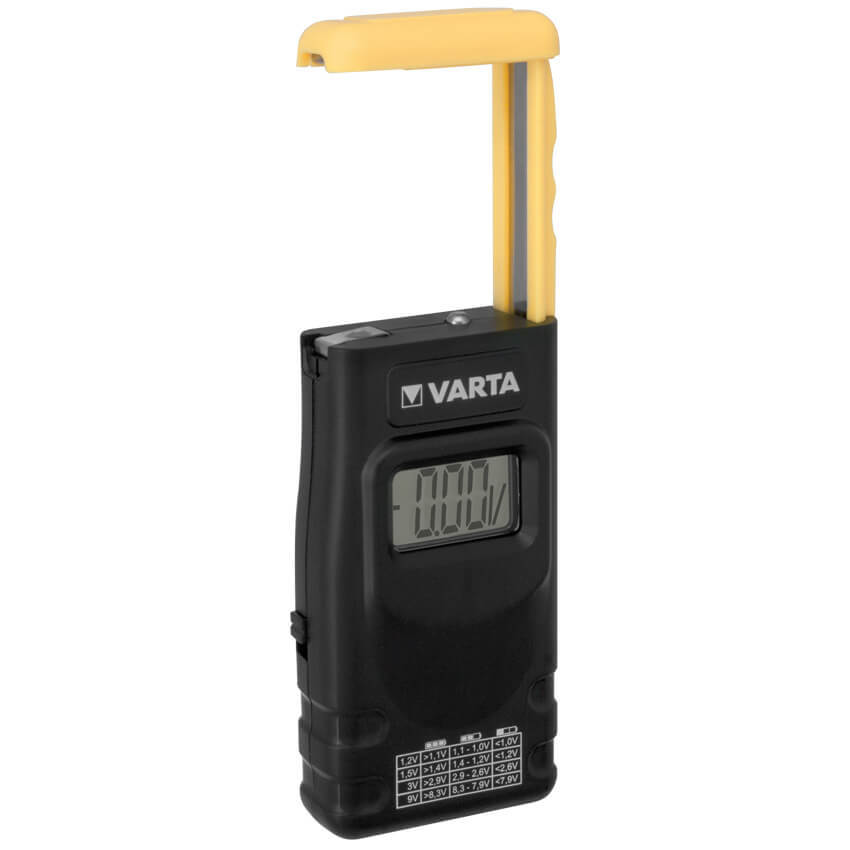 Thumbnail - Varta Batterietester Lcd Digital Tester Für Aa Aaa C D 9v Knopfzelle