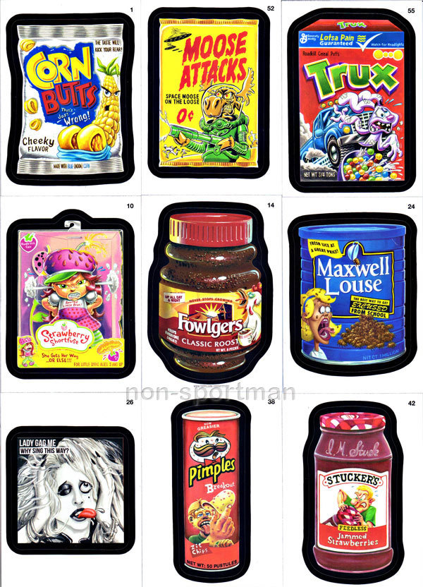 WACKY PACKAGES ALL NEW SERIES 9 (ANS9) COMPLETE SET (55