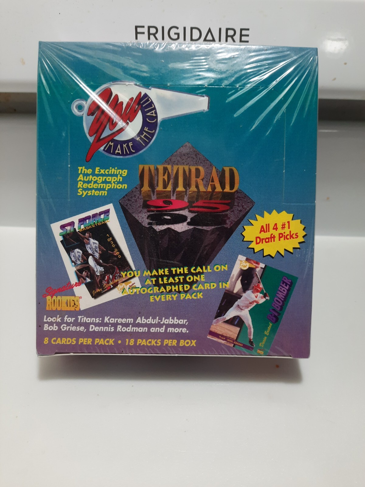 1995 Tetrad Signature Rookies factory sealed box 4 sports