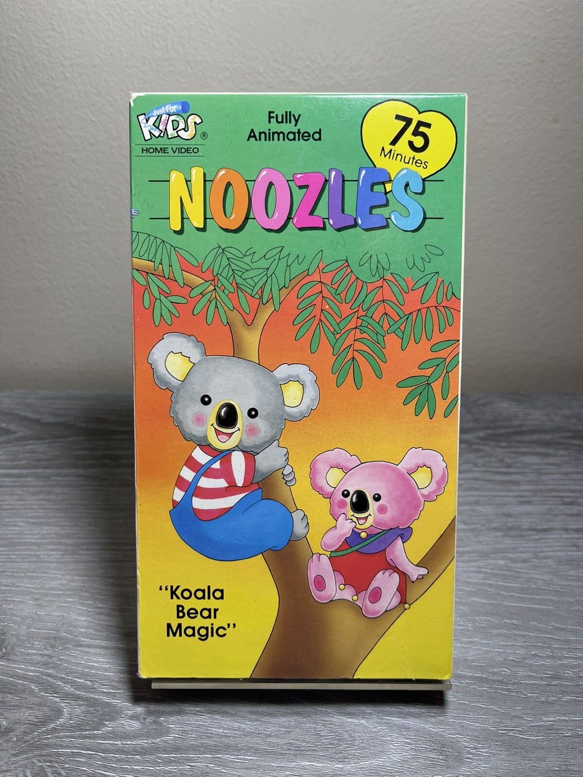Vintage 1984 NOOZLES Koala Bear Magic VHS Kids Cartoon Animated 75