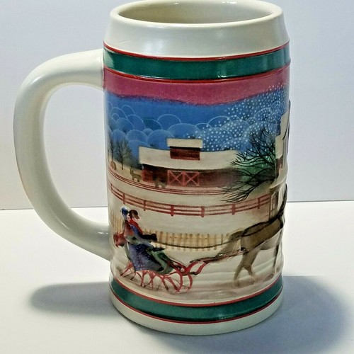 Miller High Life Beer Mug To The Best Holiday Traditions Christmas 5 3/4" Tall - Picture 3 of 4