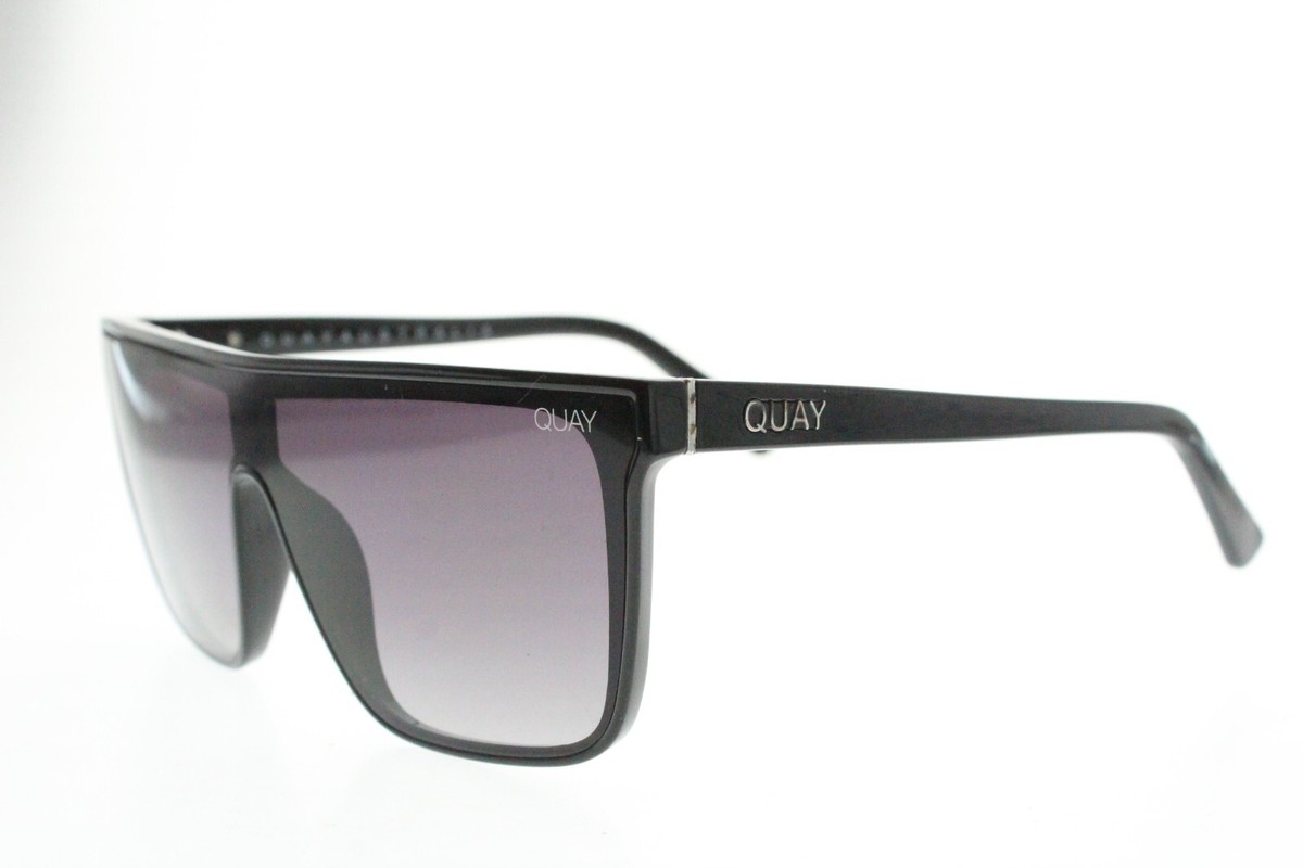 NWC QUAY Australia Black Nightfall 1212 Shield Sunglasses Quay Australia Nightfall Extra Large Sunglasses Polarized  main image 4