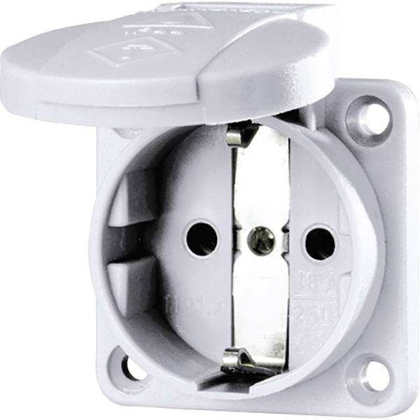 Mennekes 11010 1 scomparto presa da pannello ip54 grigio