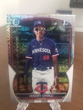 Hendry Chivilli 2023 Bowman Chrome Mojo Refractor BCP-236 Twins 1st