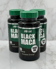 3Black Maca Revitalizing 1000 MG 60 Capsules Increases Sexual Energy Power Pills